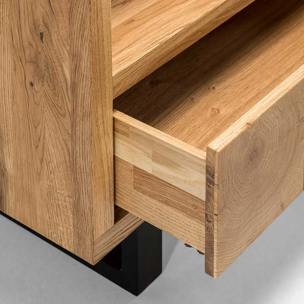 90x160x45 Design Regal aus Asteiche - Ventida