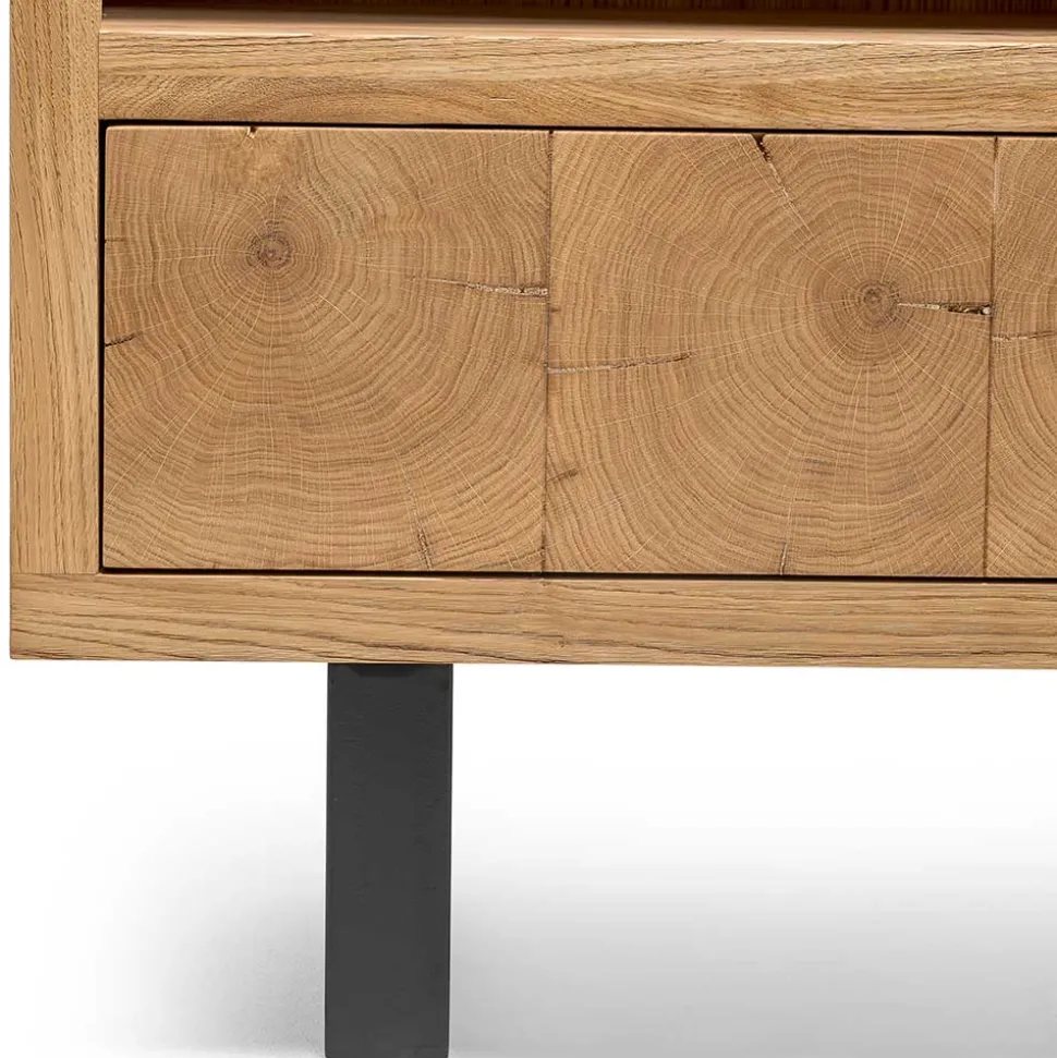 90x160x45 Design Regal aus Asteiche - Ventida