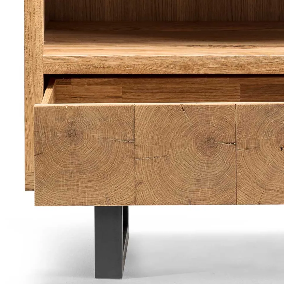 90x160x45 Design Regal aus Asteiche - Ventida