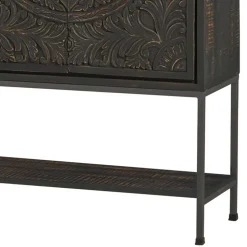 110x190x45 Design Schrank mit Schnitzereien - Jenn