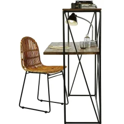 120x122x60 Design Schreibtisch aus Holz & Metall - Offia