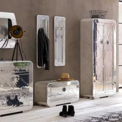 85x45x40 Design Schuhschrank mit Klappe - Pilot