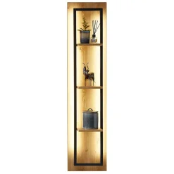 30x130x18 Design Wandregal mit drei Böden - Elprisca