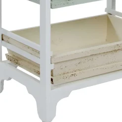 54x86x32 Designer Regal aus Kiefer im Shabby Chic - Caprera