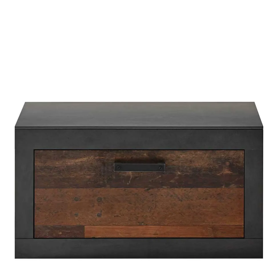 80x44x42 Dielenbank mit Klappe & Sockelgestell - Timuras