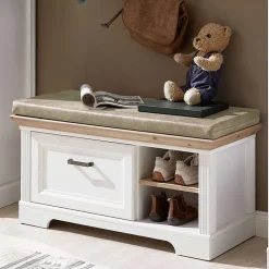 93x49x41 Dielenbank mit Stauraum - Nurelcas