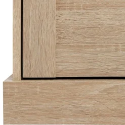 75x80x35 Dielenkommode in Holznachbildung Eiche - Onjedda