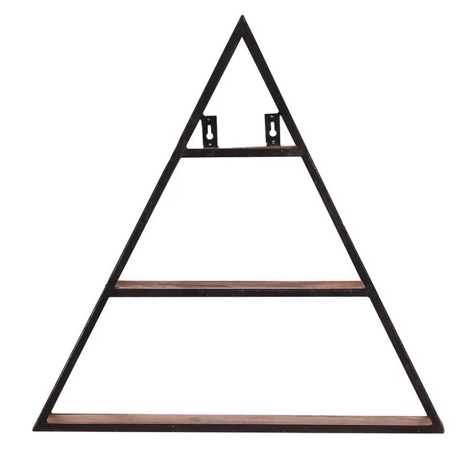 50x50x13 Dreieck Wandregal mit drei Böden - Mendoza