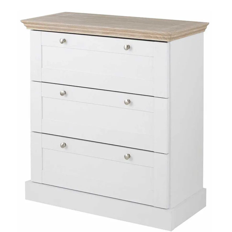 75x80x35 Flur Kommode mit drei Schubladen - Ridron