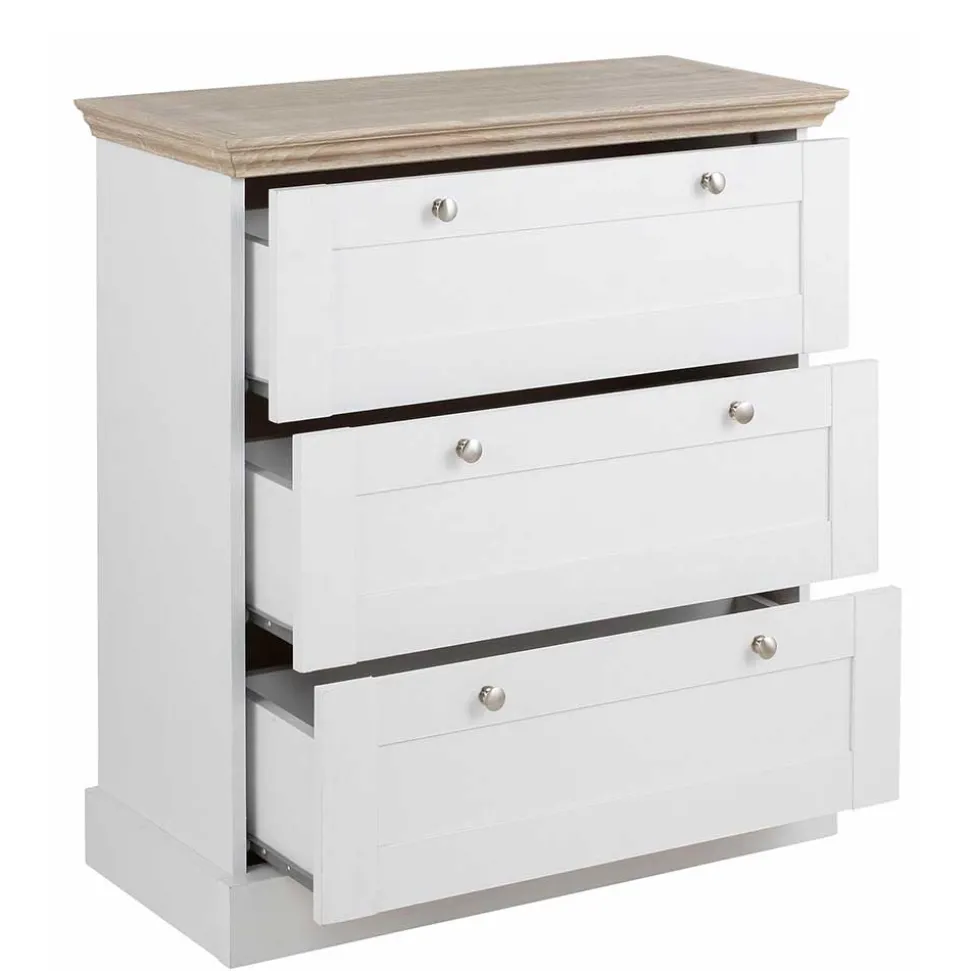 75x80x35 Flur Kommode mit drei Schubladen - Ridron