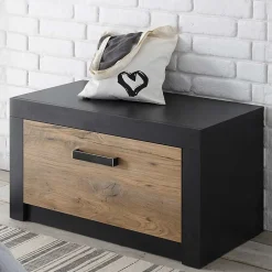 80x44x42 Flur Kommode mit Klappe - Ebrican