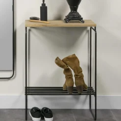 57x79x30 Flur Konsolentisch mit Schuhablage - Egetaria