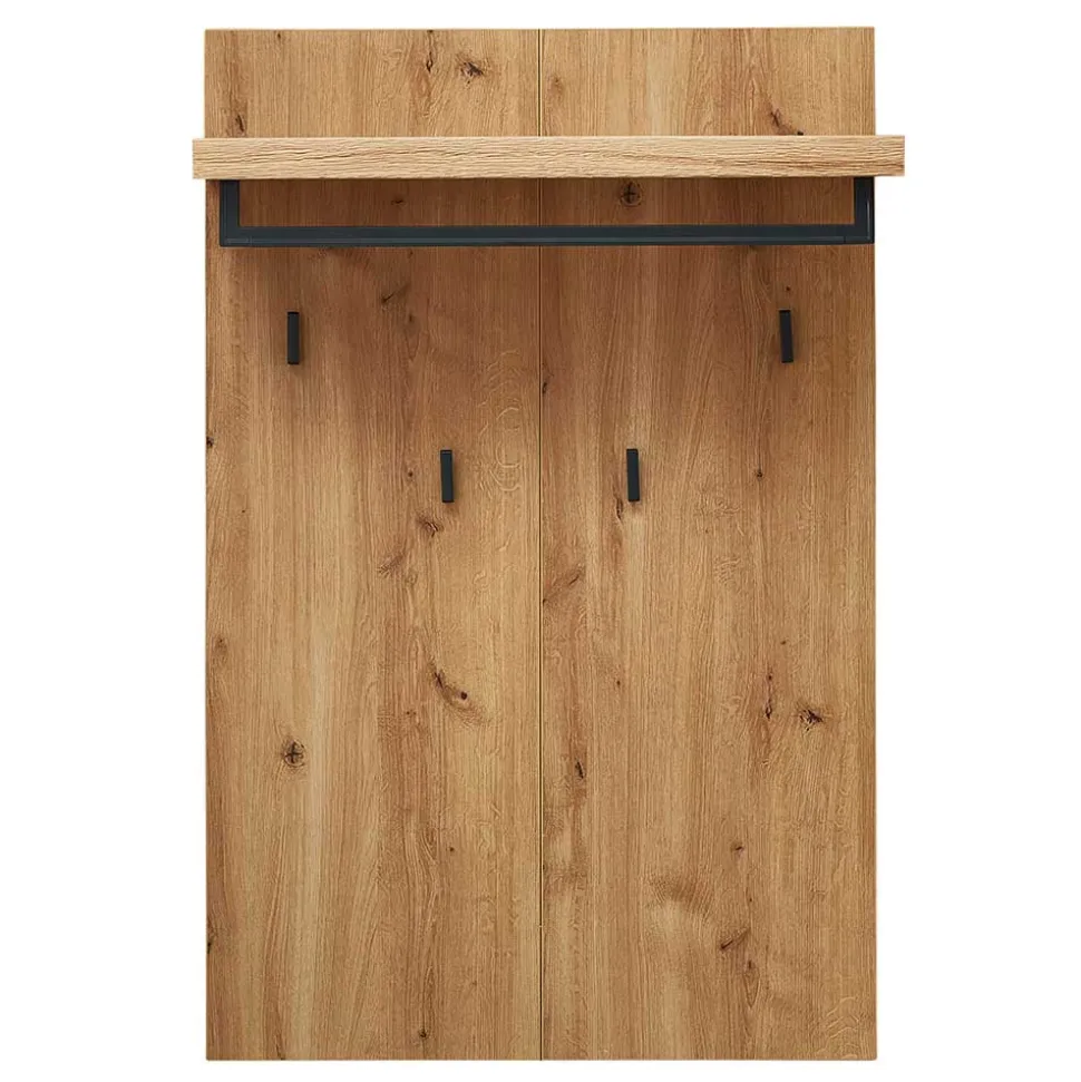 70x108x31 Garderobenpaneel mit durchgehender Rückwand - Elprisca