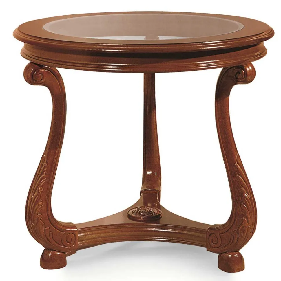 60x56x60 Glas Beistelltisch im Italienischen Design - Vibon