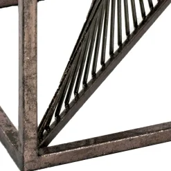 30x60x30 Glastisch mit Metallgestell - Tyrcio