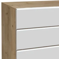 75x120x42 Große Hochkommode mit sechs Schubladen - Nuetran