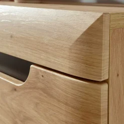 90x134x40 Highboard mit Glaseinsatz 2-türig - Olcian