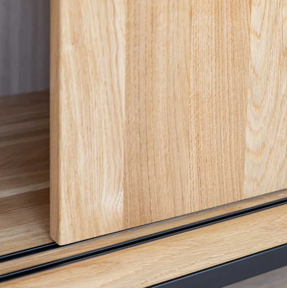 101x101x45 Highboard mit Schiebetüren - Fabiella