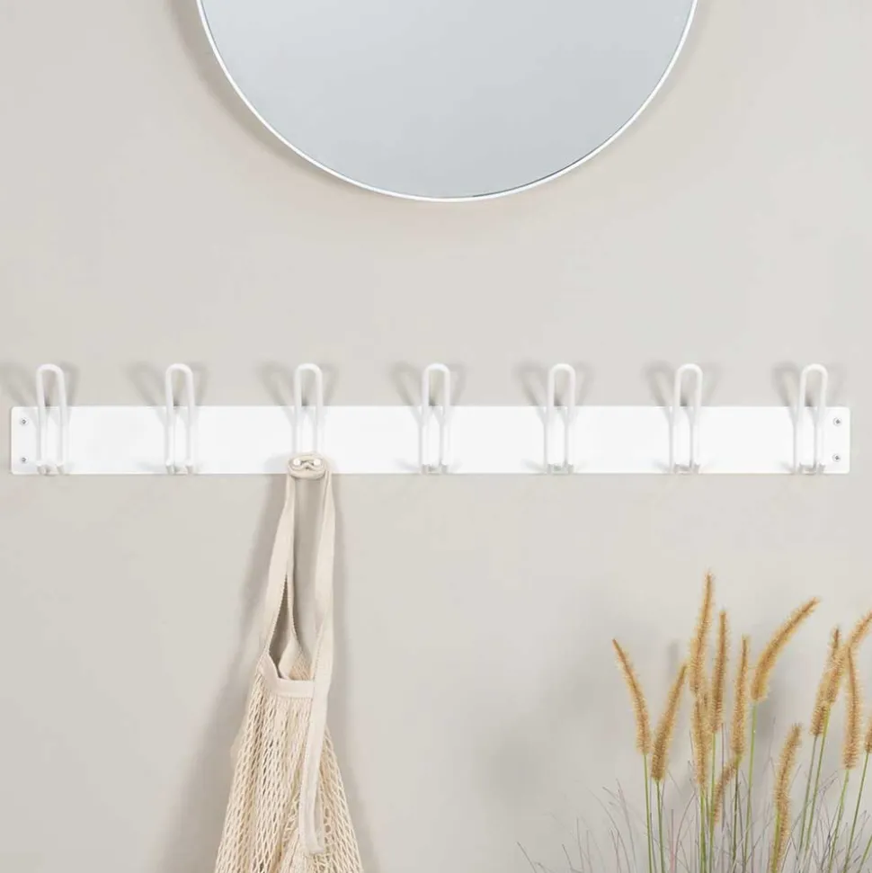 100x14x7 Hängende Garderobe mit 7 doppelten Haken - Thilado