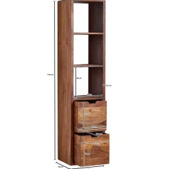 35x150x30 Hängeregal mit drei Fächern - Elmin