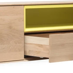 205x43x40 Hängeschrank fürs Wohnzimmer in Eiche Bianco - Enifra