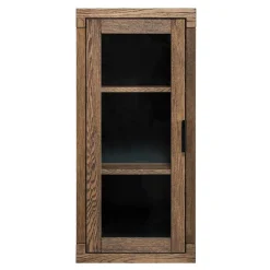 50x105x35 Hängevitrine aus Eiche in Wenge - Sieno