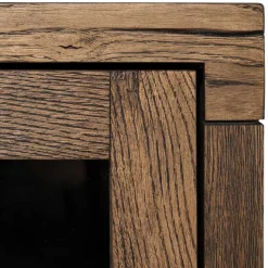 50x105x35 Hängevitrine aus Eiche in Wenge - Sieno