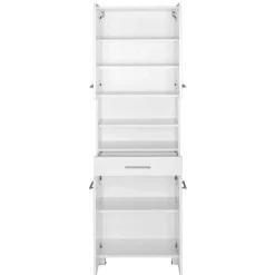 60x185x35 Hochglanz Hochschrank fürs Bad - Vohdan