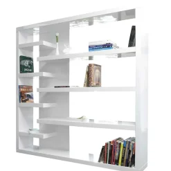 200x200x35 Hochglanz Regal Raumteiler - Sakura