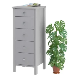 40x106x41 Hochkommode in Grau lackiert - Jessy