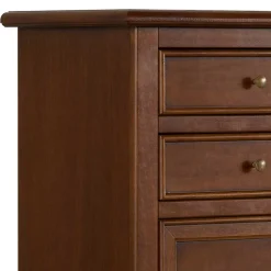 60x119x38 Hochkommode in Walnuss Braun - Istefanio