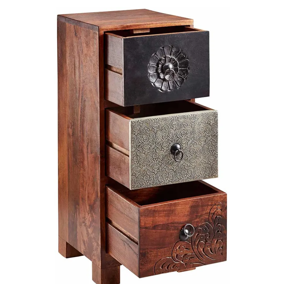 30x71x30 Hochkommode mit 3 Schubladen - Welina