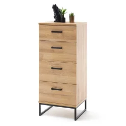 50x116x44 Hochkommode mit Bügelgestell - Truvisas