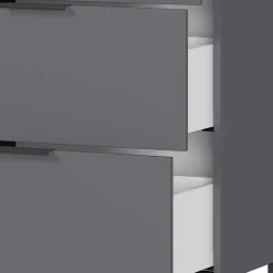 68x98x40 Hochkommode mit drei Schubladen - Lurys