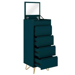 45x110x40 Hochkommode mit Klapp-Spiegel - Acess