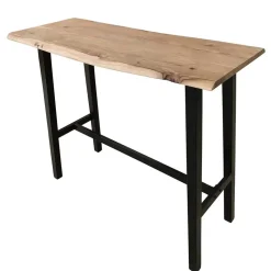 125x112x51 Hochtisch aus Akazie Baumkante - Clause