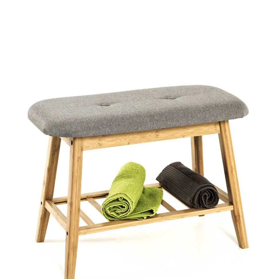 60x44x30 Hocker Bank aus Bambus - Iwarni