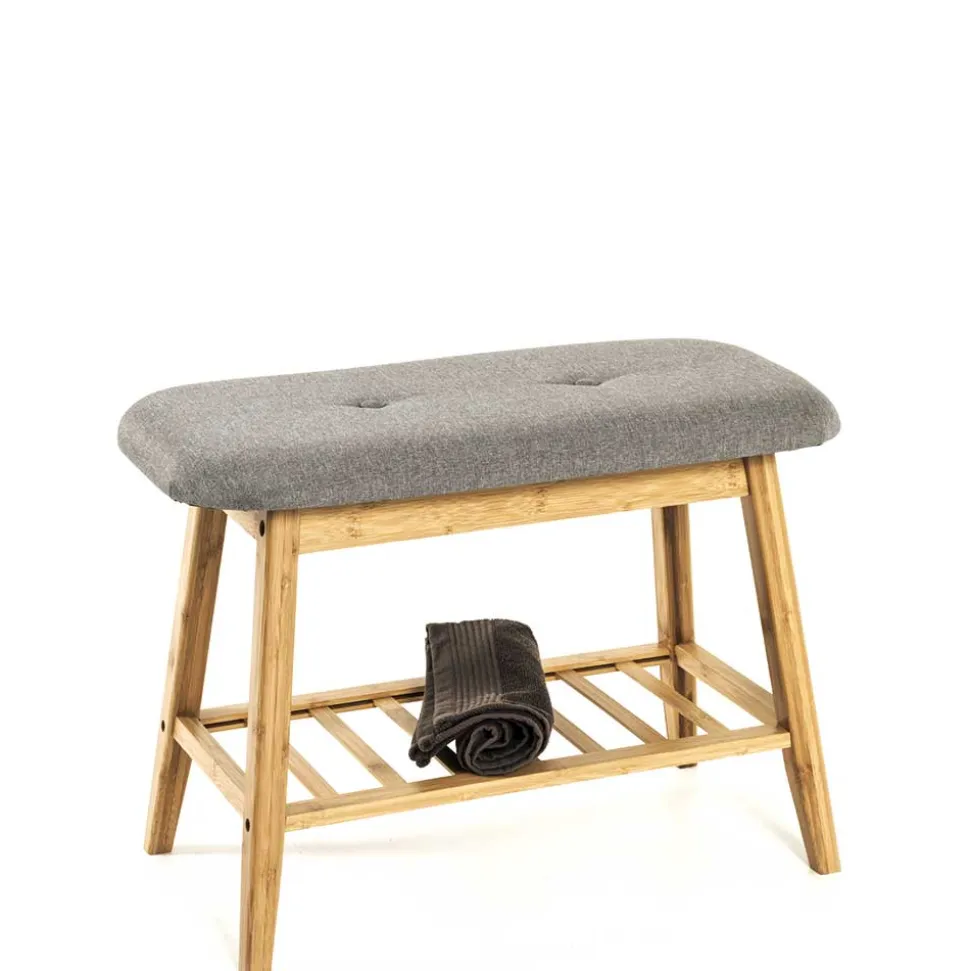 60x44x30 Hocker Bank aus Bambus - Iwarni