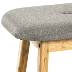 60x44x30 Hocker Bank aus Bambus - Iwarni