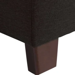 90x43x60 Hocker in Dunkelbraun - Acristodat