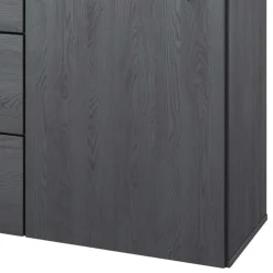 132x93x38 Hohe Kombi-Kommode in Eiche Grau - Carika