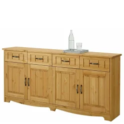 194x89x37 Holz Sideboard aus Kiefer Natur - Vanpos