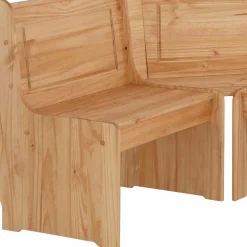 168x87x127 Holz-Eckbank & Esstisch - Ynvinata (zweiteilig)