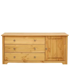 152x68x38 Holzkommode mit 3 breiten Schubladen - Imressa
