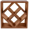 40x40x25 Holzregal für Wein aus Akazie Massivholz - Bernadi