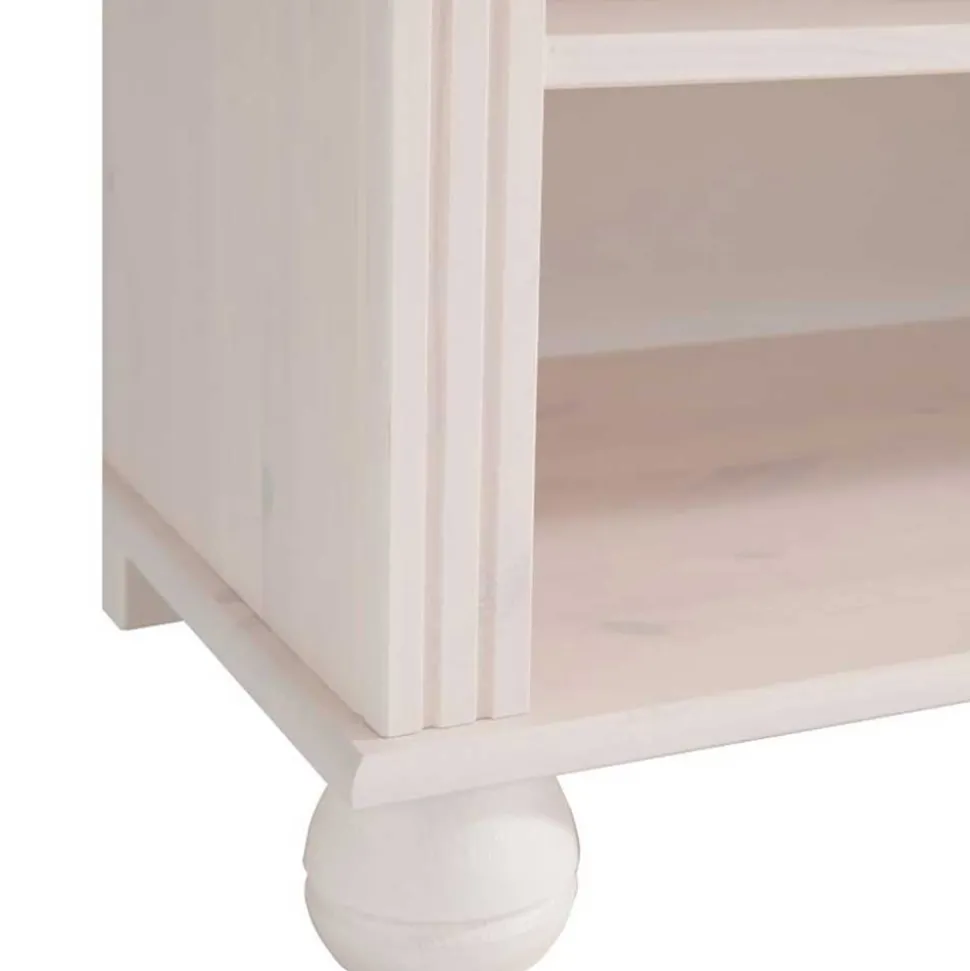 77x116x31 Holzregal im Country Chic aus Kiefer - Oncerta