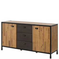 150x80x45 Industrial Kommode aus Holz & Metall - Nadeicra