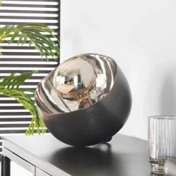 28x28x28 Industry Tischleuchte in Schwarz Nickel - Luzerno