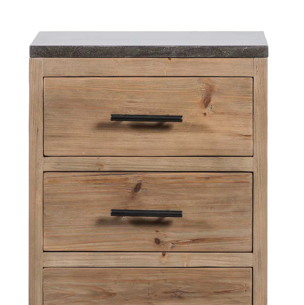 50x90x59 Küche Unterschrank mit drei Schubladen - Macsena