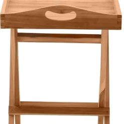 60x65x40 klappbarer Gartentisch mit Tablett - Klahuma